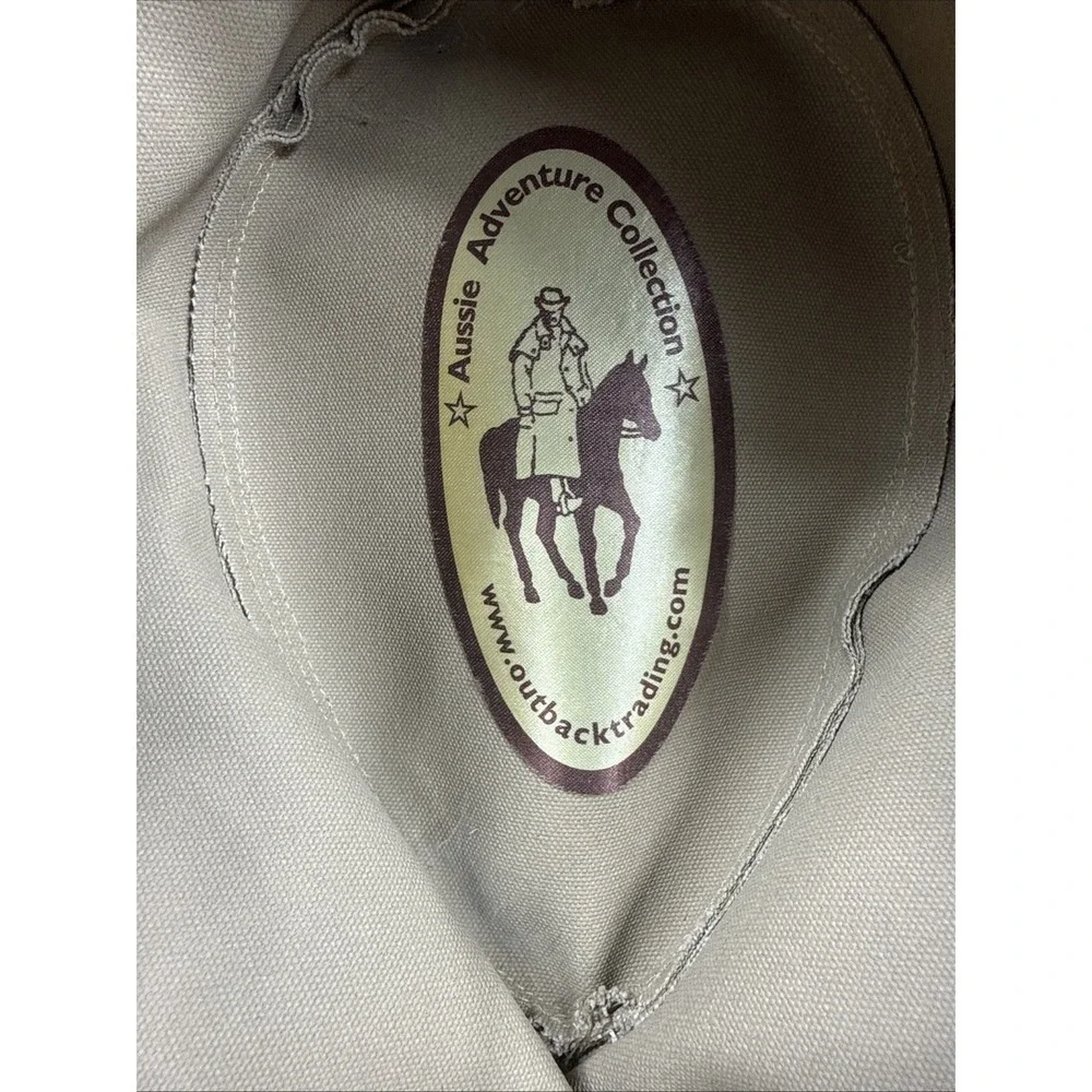 Outback Trading Co. Waterproof Canvas River Guide Pocket‎ Hat Small Tan 1466